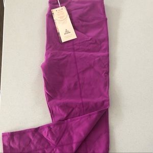 Prana Fuschia Crop Legging NWT